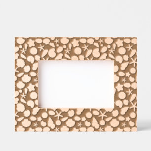 Coastal Shells Beach & Ocean Design Engraved Frames