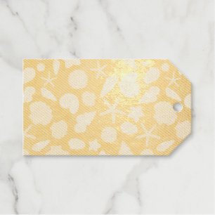 Coastal Shells Beach & Ocean Design Foil Gift Tags