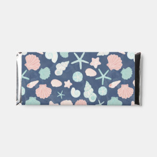Coastal Shells Beach & Ocean Design Hershey Bar Favors