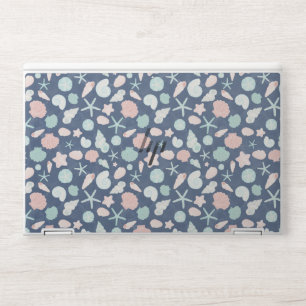 Coastal Shells Beach & Ocean Design HP Laptop Skin