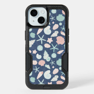 Coastal Shells Beach & Ocean Design iPhone 15 Case