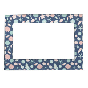 Coastal Shells Beach & Ocean Design Magnetic Frame