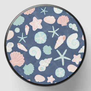 Coastal Shells Beach & Ocean Design Mini Candle Favors