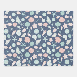 Coastal Shells Beach & Ocean Design Outdoor Rug