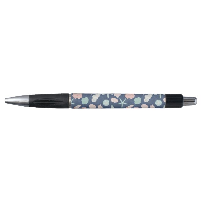 Coastal Shells Beach & Ocean Design Pen (Front)