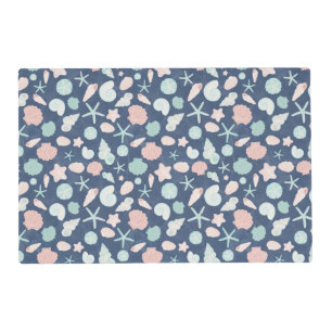 Coastal Shells Beach & Ocean Design Placemat