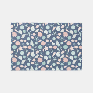 Coastal Shells Beach & Ocean Design Rug