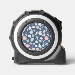 Coastal Shells Beach & Ocean Design Tape Measure