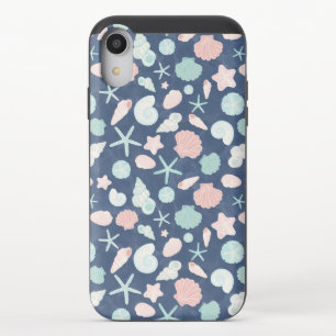 Coastal Shells Beach & Ocean Design iPhone XR Slider Case