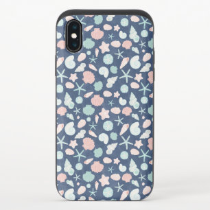Coastal Shells Beach & Ocean Design iPhone X Slider Case