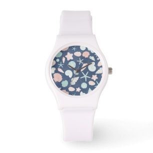 Coastal Shells Beach & Ocean Design Watch