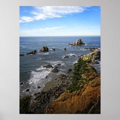 Coastal Shore _ Oregon Coast Poster