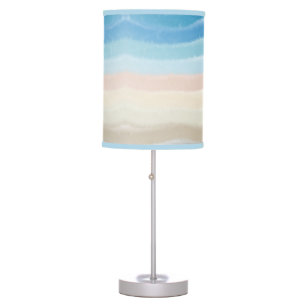 Coastal Shoreline Salty Waves Table Lamp