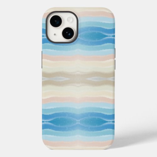 Coastal Shoreline Salty Wavy Repeat Pattern  Case_Mate iPhone 14 Case