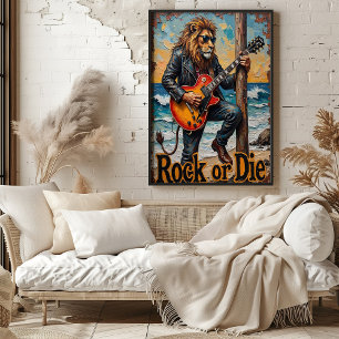 Coastal Shred: Lion's Wave Anthem Poster