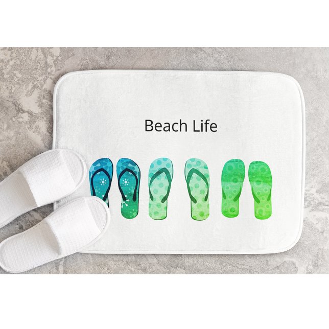 Coastal Soul and Personalized Aquatic Comfort Bath Mat (Creator Uploaded)