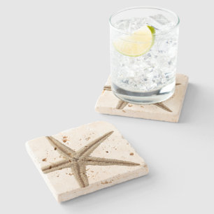 Coastal Starfish Drink Coaster, Stone Coaster