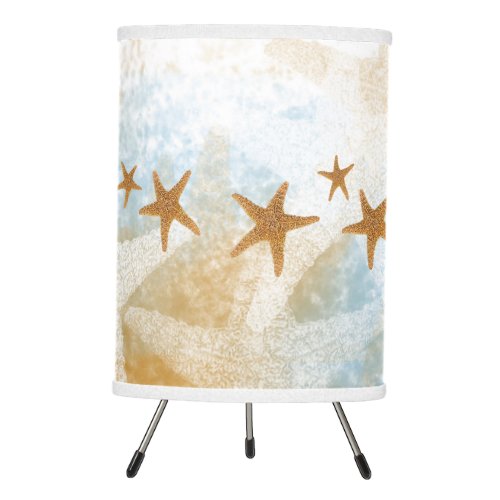 Coastal Starfish Sea Star Beach Themed Tripod Lamp