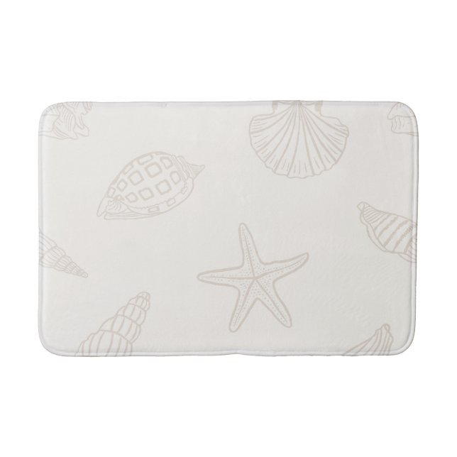 Coastal Steps Almond Milk Bath Mat (Front)