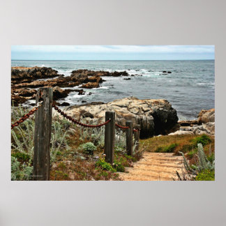 Coastal Steps Poster