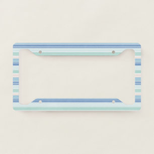 Coastal Stripes License Plate Frame