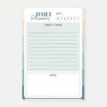 Coastal Stripes Mini Daily Planner
