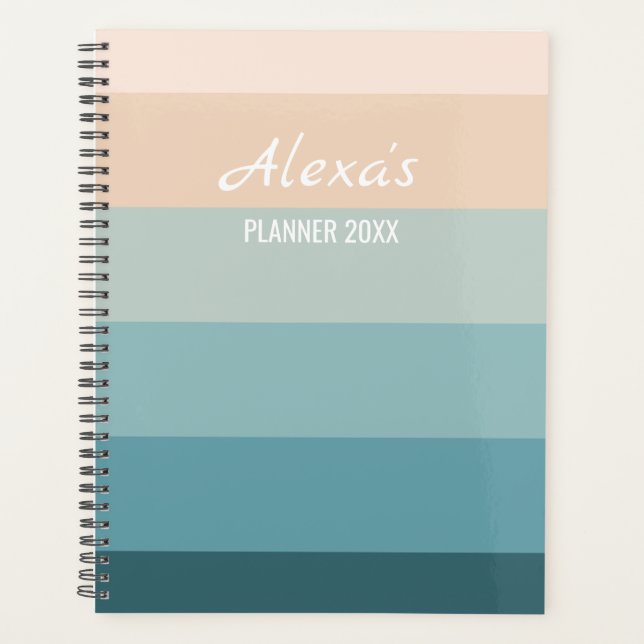 Coastal Stripes  Planner (Front)
