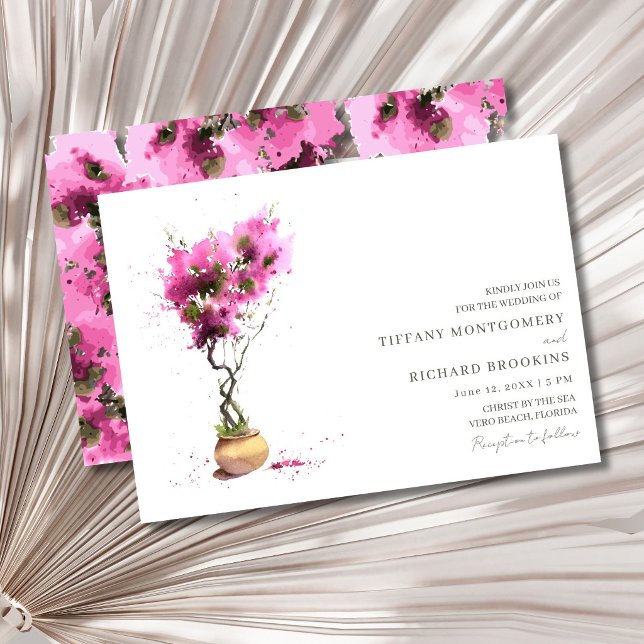 Coastal Summer Destination Wedding  Invitation (Coastal Summer Destination Wedding Invitation)