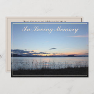 Coastal Sunset Memorial Service Announcement