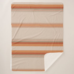 Coastal sunset sherpa blanket