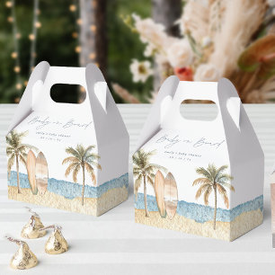 Coastal Surf "Baby on Board" Baby Shower Favor Boxes