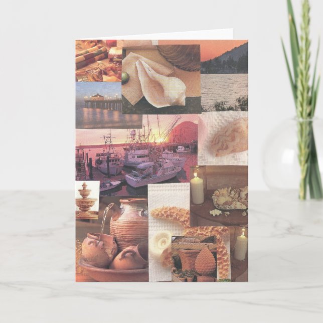 Coastal Themed Greeting Card (Front)