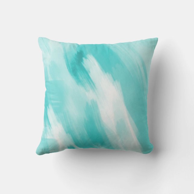Coastal Throw Pillow (Back)