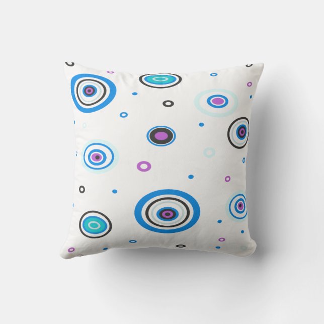Coastal Throw Pillow (Back)