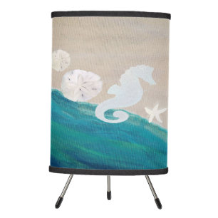 Coastal tide with sea horse lamp