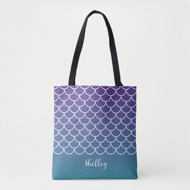 Coastal Tote Bag | Ocean-Inspired Yoga, Beach (Front)