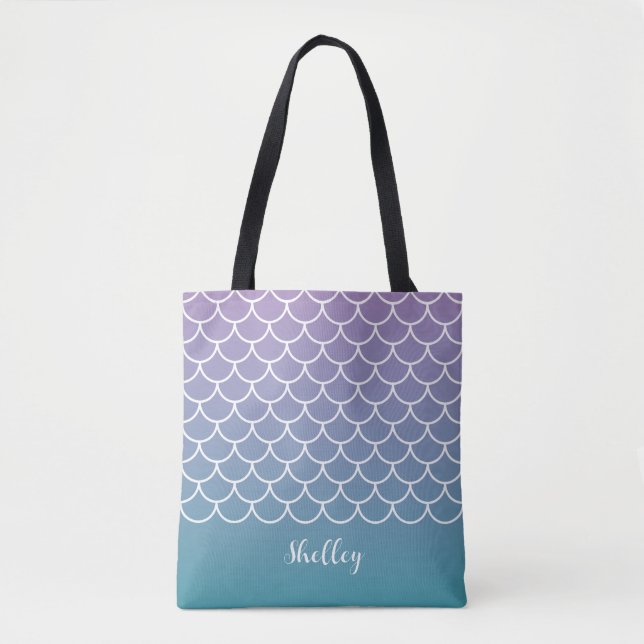 Coastal Tote Bag | Ocean-Inspired Yoga, Beach (Front)
