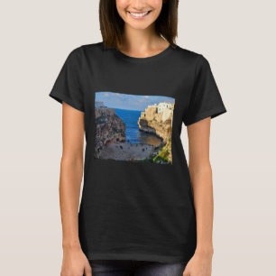 Coastal Town Monopoli Sticker T-Shirt