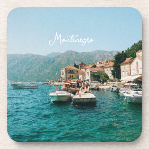 Coastal town of Perast,  Montenegro  Beverage Coaster