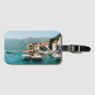 Coastal town of Perast, Montenegro Luggage Tag