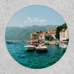 Coastal town of Perast, Montenegro Patch