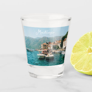 Coastal town of Perast,  Montenegro  Shot Glass