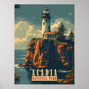 Coastal Tranquility: Acadia National Park Poster