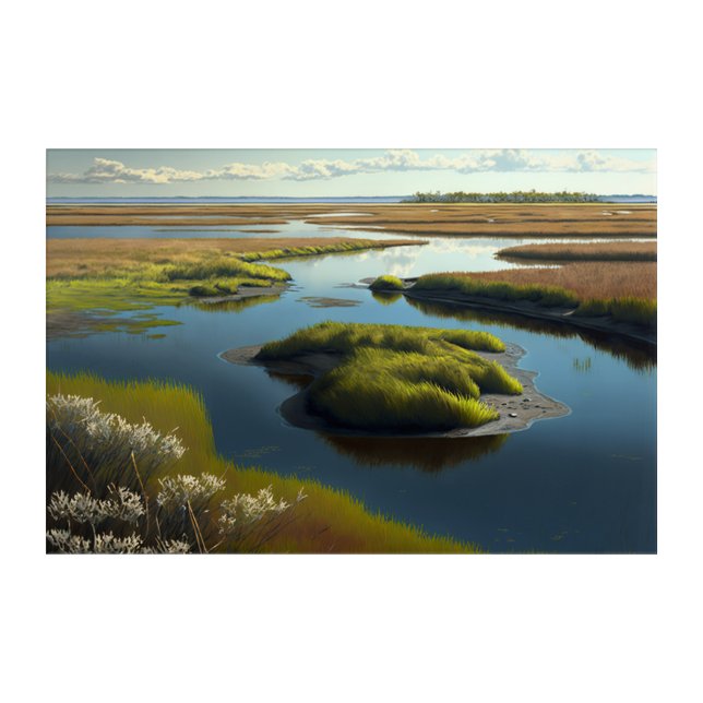 Coastal Tranquility Acrylic Print (Front)