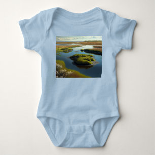 Coastal Tranquility Baby Bodysuit