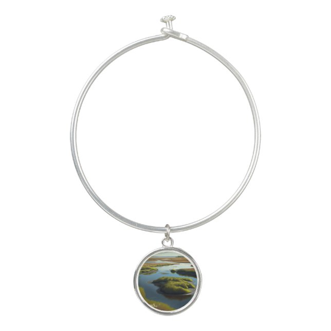 Coastal Tranquility Bangle Bracelet (Front)