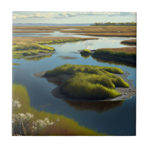 Coastal Tranquility Ceramic Tile