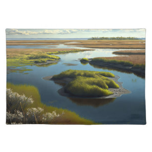 Coastal Tranquility Cloth Placemat