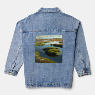 Coastal Tranquility Denim Jacket