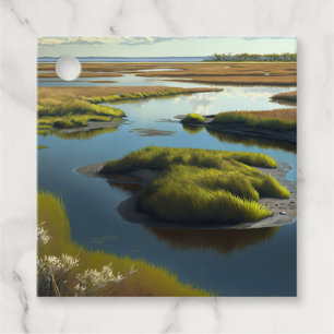 Coastal Tranquility Favor Tags